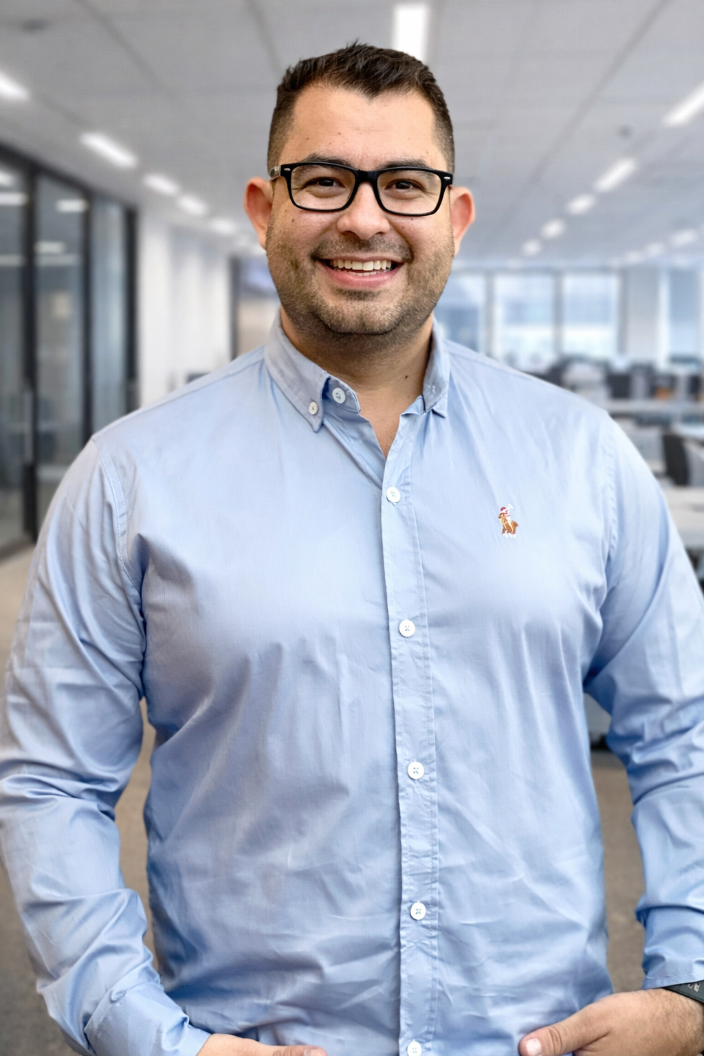 Camisa Hombre Indigo Cloud