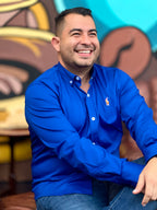 Camisa Hombre Azul Rey