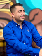 Camisa Hombre Azul Rey