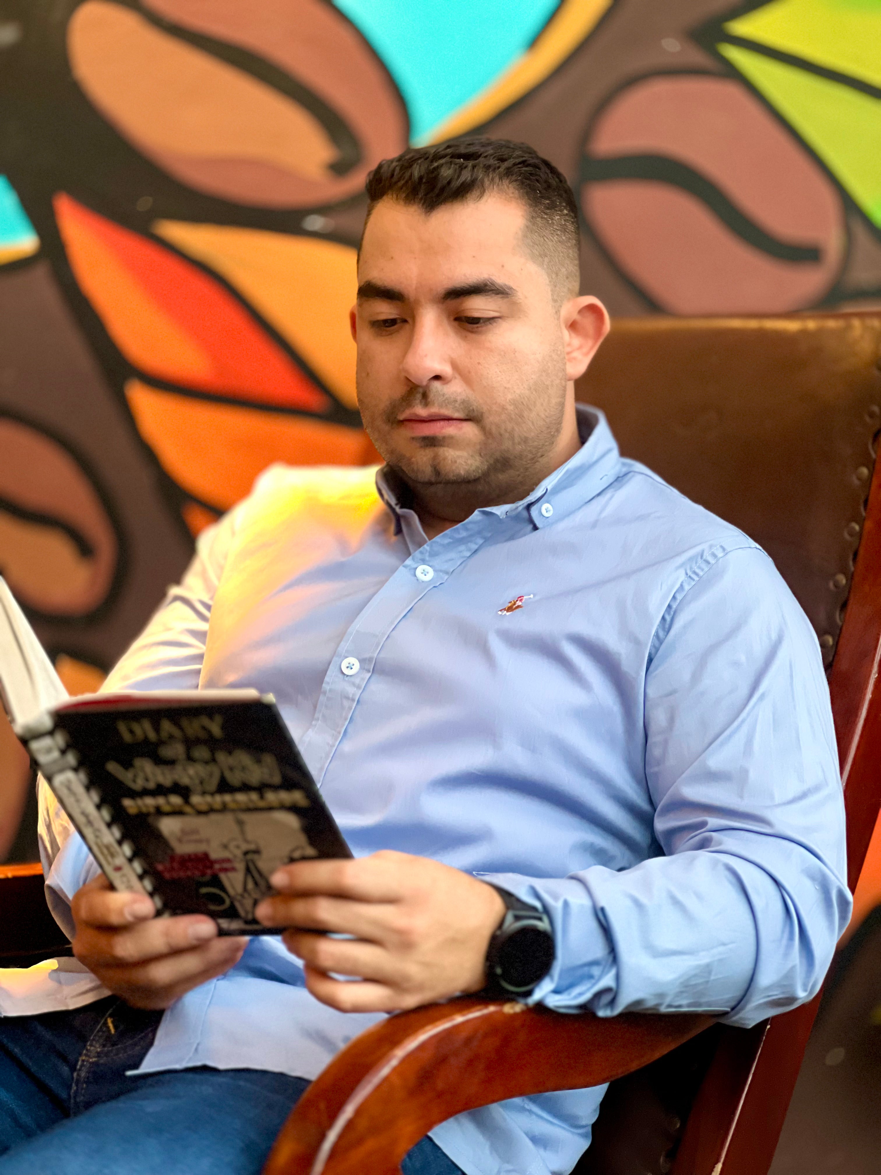 Camisa Hombre Indigo Cloud