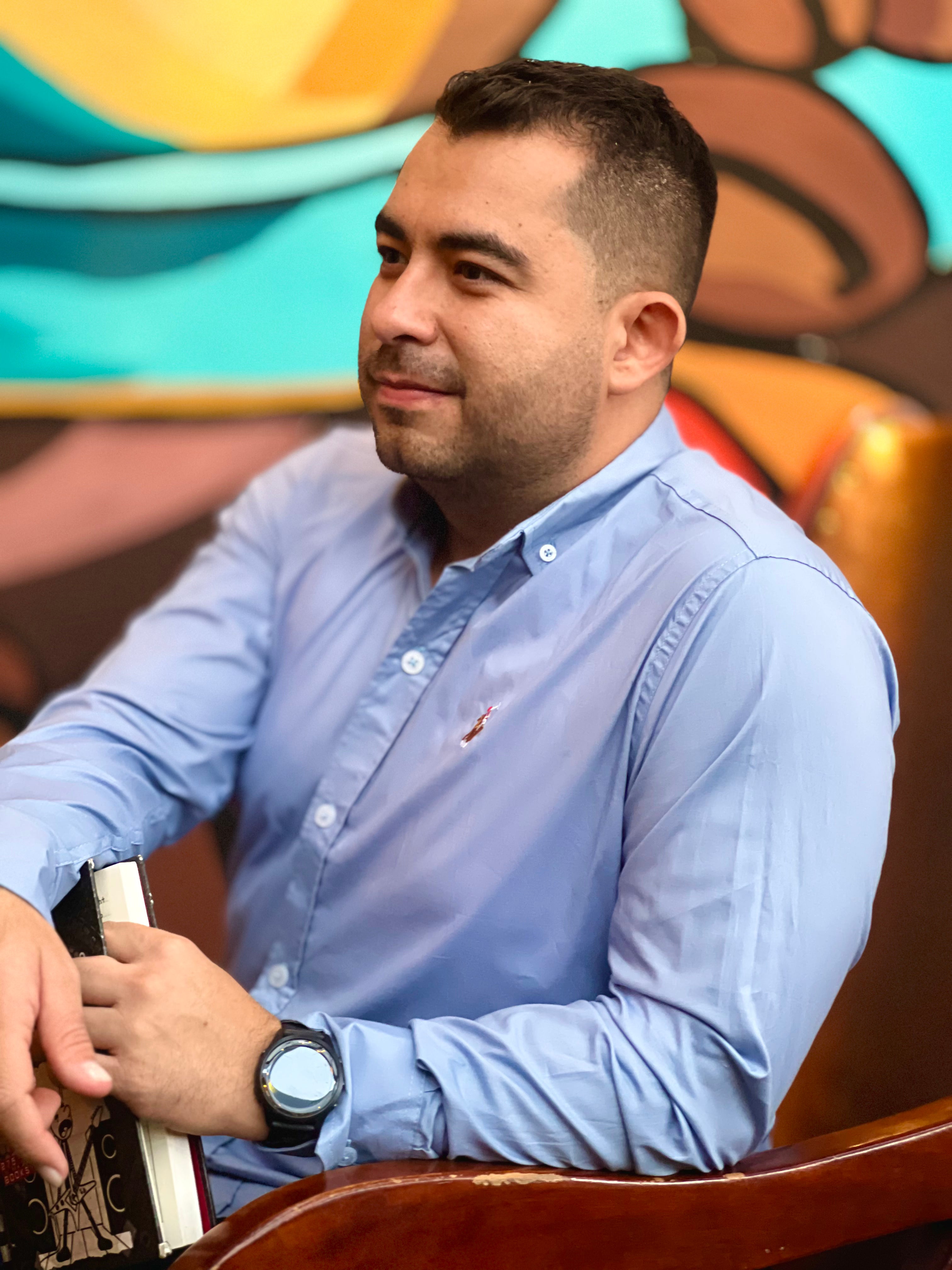 Camisa Hombre Indigo Cloud