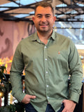 Camisa Hombre Verde Oliva