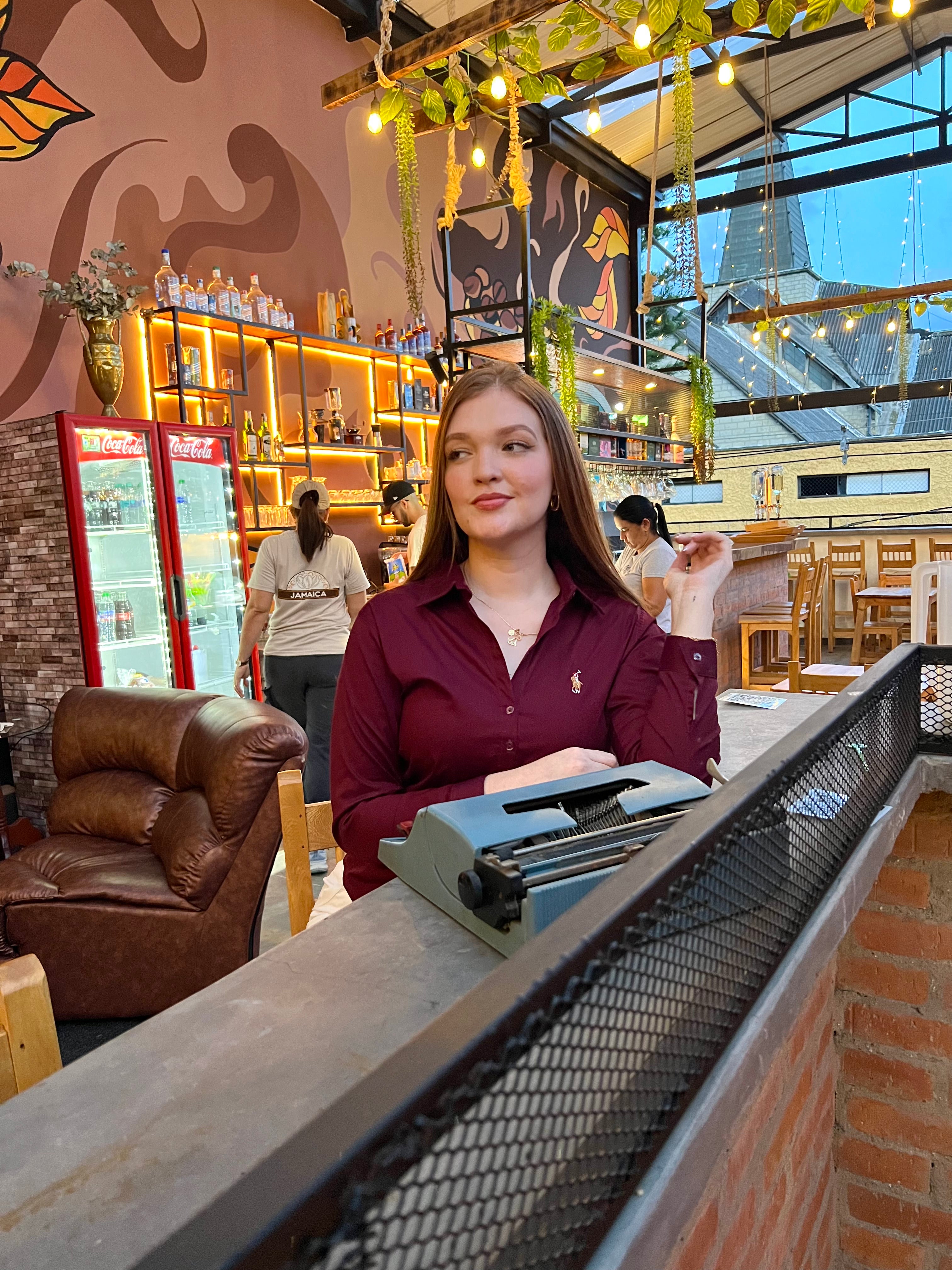 Camisa Mujer Dark Cherry