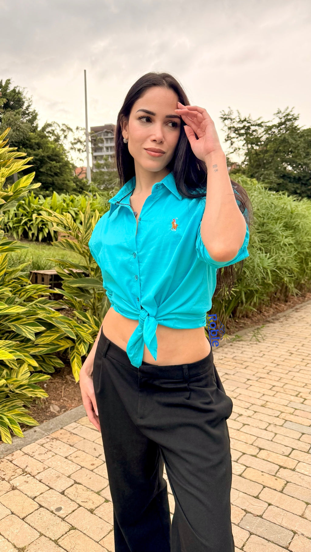 Camisa Mujer Turqueza