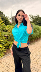 Camisa Mujer Turqueza